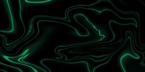 Emerald Liquid Marble Texture: Swirling emerald green lines create an abstract liquid marble texture against a dark background. Acrylic pour gray color liquid marble abstract swirl effects surface.
