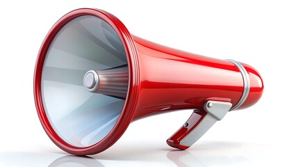 Megaphone isolated on white background