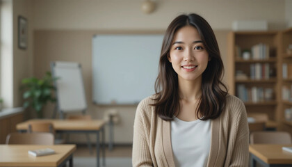 Soft Academic Blur Background for Presenter &mdash; Cozy Study Room Ambience