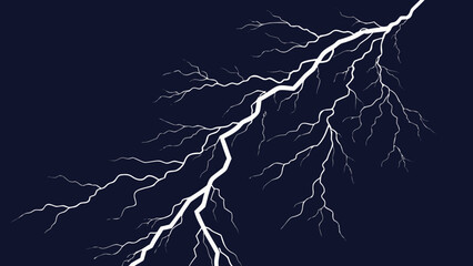 lightning in the sky
