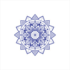 Fototapeta premium Diamond vector illustration with snowflake and star pattern for winter holiday design