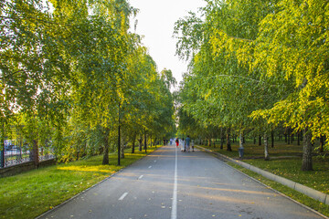 Almaty City Kazakhstan 3 July 2025. Al Farabi Avenue, First President's Park in Almaty