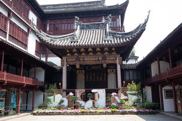 Yu Gardens in Shanghai in China