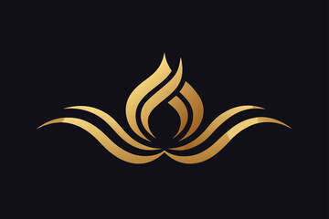 Elegant Gold Foil Texture with a Dark Luxury Background