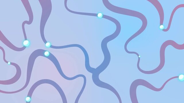 Girl sitting calmly in front of brain scanner monitor analyzing neural activity in futuristic animation setup