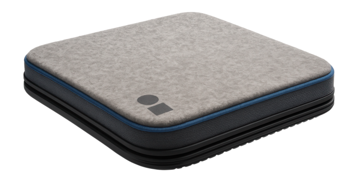 Thermal wool underlay with anti-slip bottom for ice fishing huts