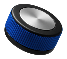 Color-coded backgammon piece with a textured grip for classic board games