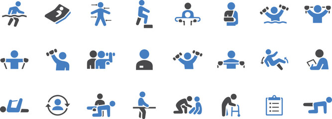 Office and Workplace Icons – Employee, Teamwork, Meeting, Job, Workstation, Company, Staff, Productivity, HR, Collaboration

