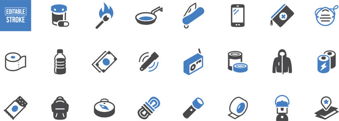 Music and Audio Device Icons – Speaker, Headphones, Microphone, Audio, Song, Playlist, Recording, Music Note, DJ, Sound Wave

