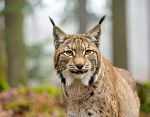 Obraz premium lynx in the snow