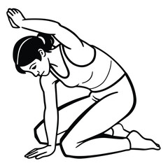 -dancer-kneeling-on-floor-with-head-down-and-one-a.eps