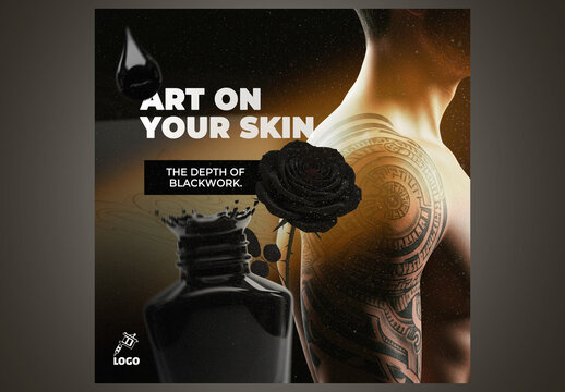 Tattoo Studio Social Media Template