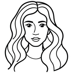 single-line-female-face-with-long-flowing-hair--g.eps