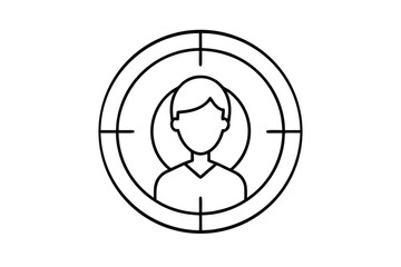 Target Audience With User Avatar In Focus