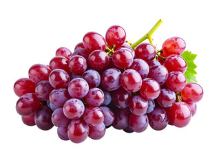 Fototapeta premium Beautiful fresh red grape bunch closeup