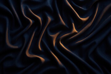 Fototapeta premium Abstract Fabric Folds – Dramatic Lighting on Textile Drapery