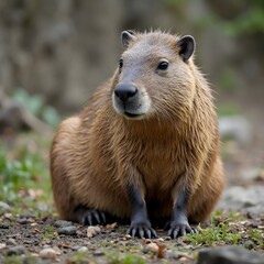 Obraz premium wild boar in the woods
