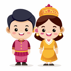 Adorable Indian Kids in Traditional Festive Clothes