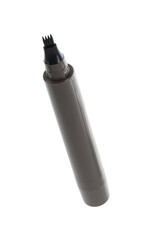 One liquid eyebrow pencil isolated on white