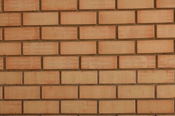 Obraz premium Texture of red brick wall as background, closeup