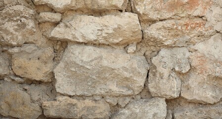 Texture of old brick wall as background, closeup
