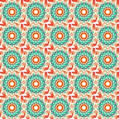 Fototapeta premium seamless pattern with flowers