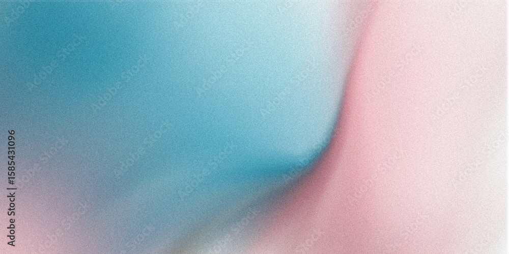 Poster soft gradient blend of teal and pink with subtle grain texture overlay