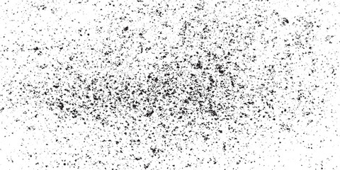 Dark grainy texture on white background Subtle halftone grunge urban texture vector. Vector Illustration	