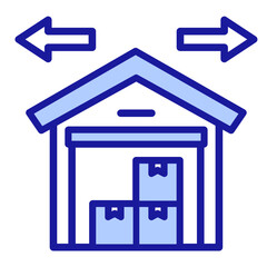 Warehouse  Icon Element For Design
