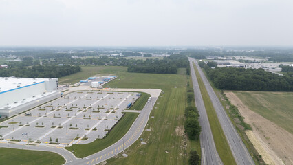 Aerial view of the new facility in Fort, Texas.