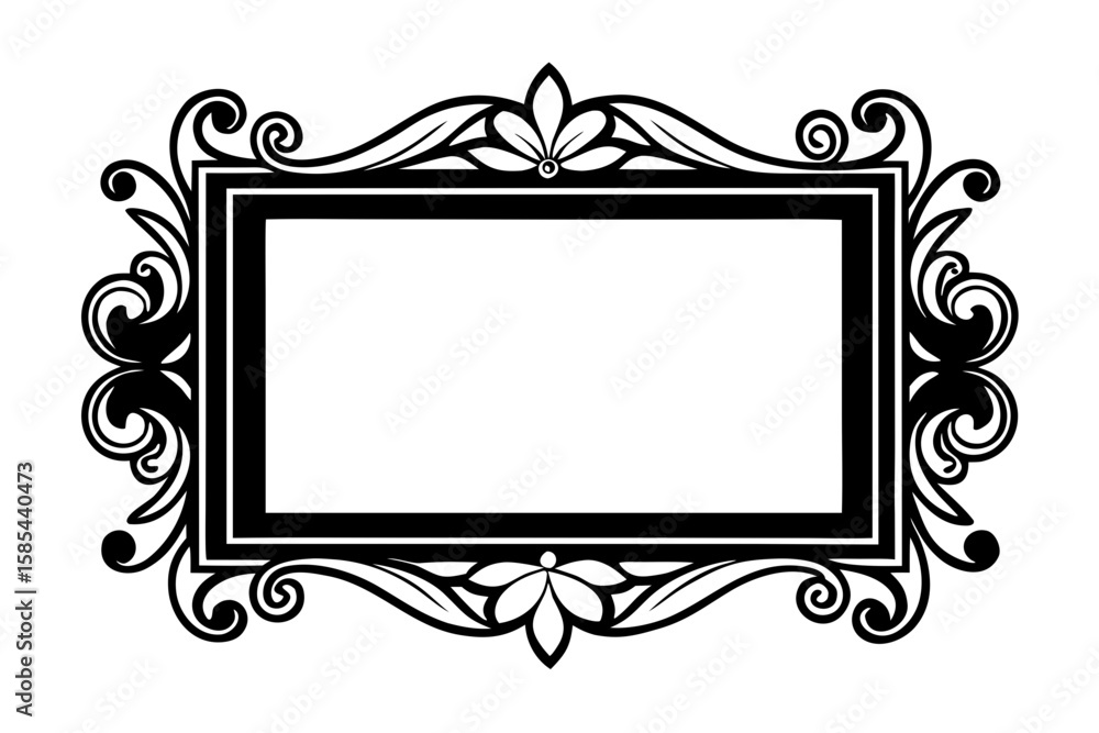 Poster simple black square serves as a minimalist design element that is versatile for use in branding, bac