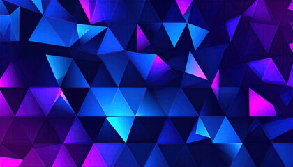 Abstract geometric triangles