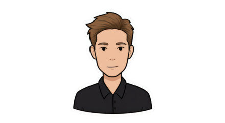 Stylish Casual Cartoon Man Avatar