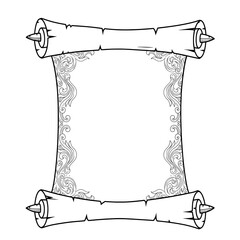 Decorative scroll