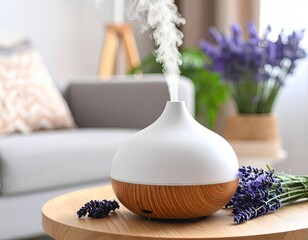 Aromatherapy diffuser on a coffee table (2)