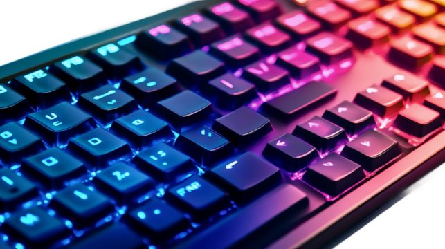 Colorful Ergonomic Keyboard