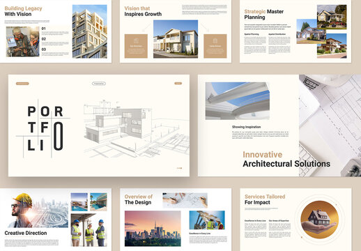 Architecture Portfolio Project Presentation Template