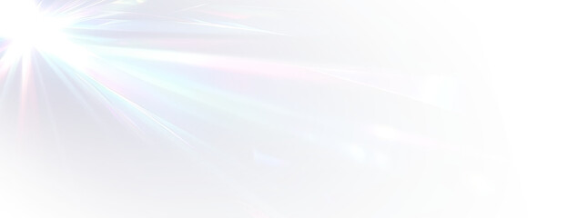 Crystal Rainbow Light Effect with Prism Glow and Sparkle png