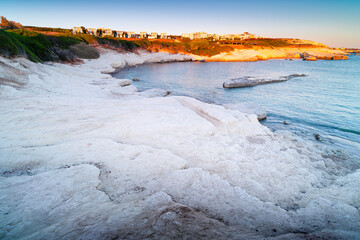 Coast of the island of Cyprus, Olive Tree beach, Paphos.