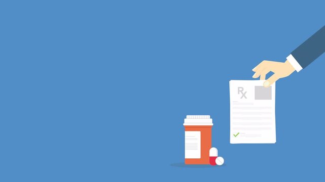 Prescription medicine bottle