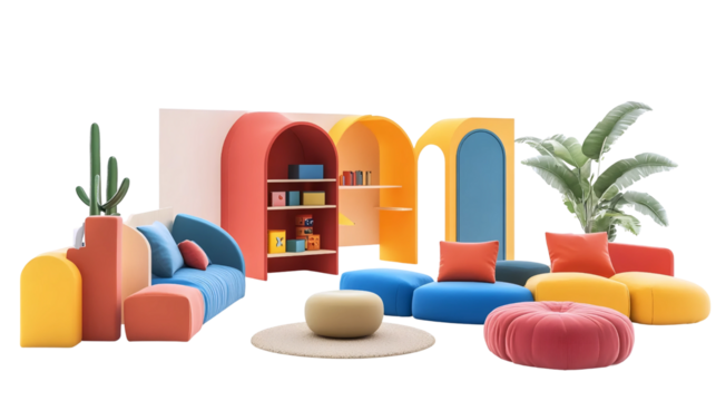 Colorful Playroom for Kids