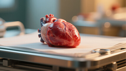 close up of human heart
