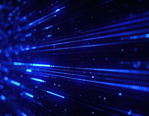 Fototapeta premium Abstract digital lines radiating outward