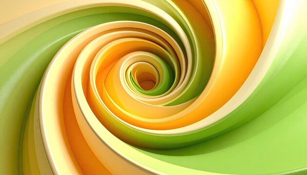Abstract spiral design