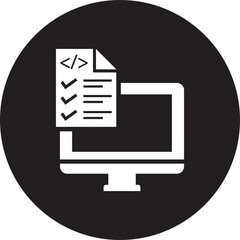document icon vector illustration, computer