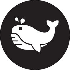 fish icon vector illustration