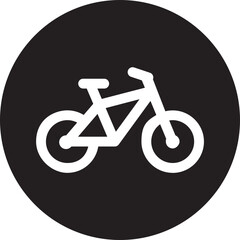 bicycle icon vector illustration