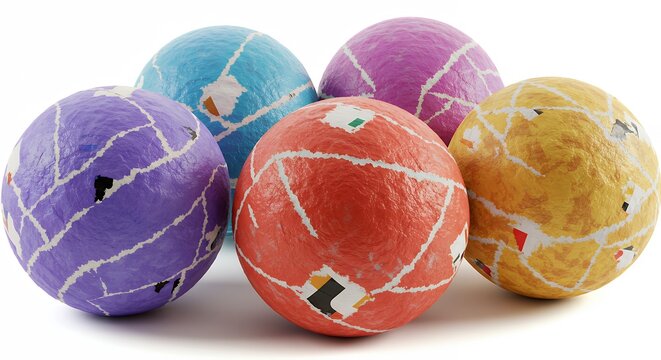 Decorative colorful balls - Powered by Adobe