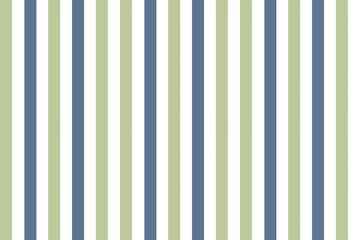 Seamless vertical stripe pattern with blue, green, and white colors, classic Christmas wrapping or festive background