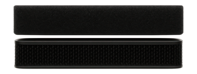 Industrial-grade hook and loop tape with a flame-retardant coating for aerospace applications.